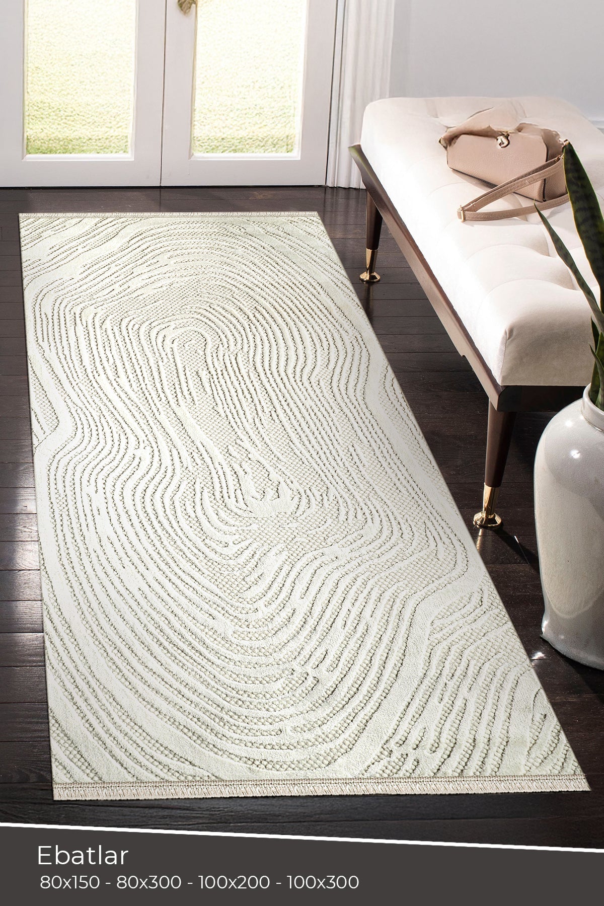 Tapis 160 x 230 cm en situation dans un salon Image