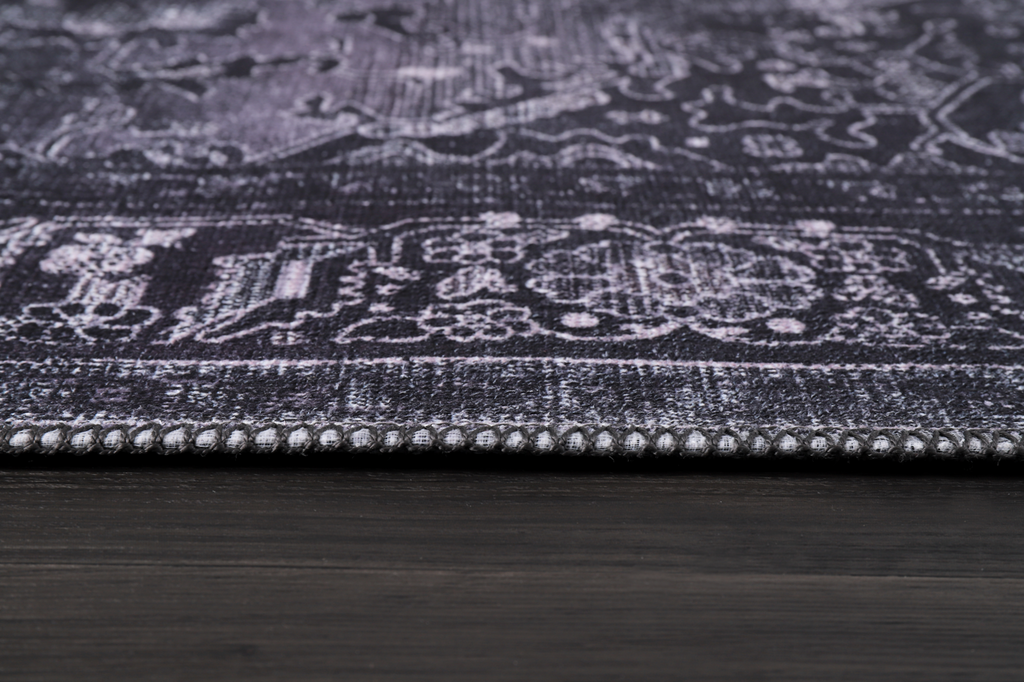 Tapis Vintage Gris Lavable Céleste, vue 6