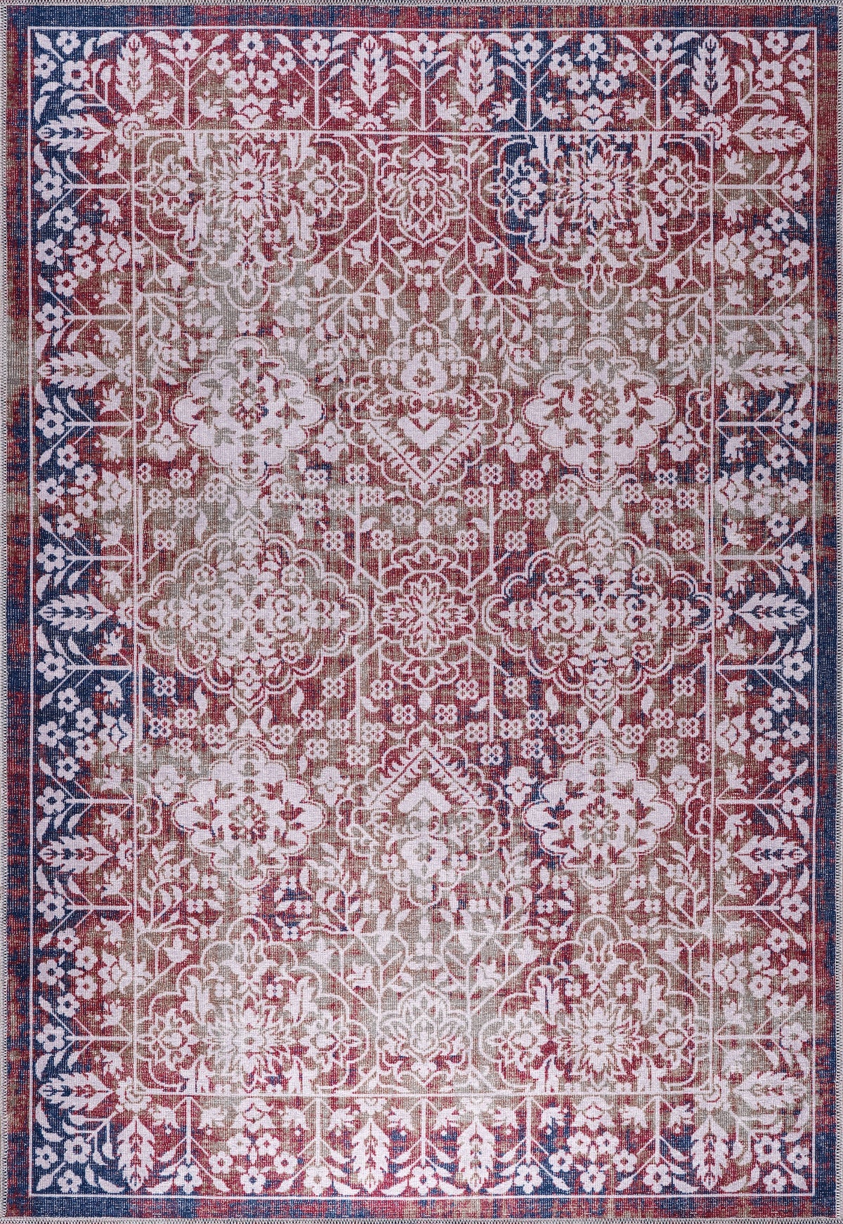Tapis Abstrait Gris Lavable Cassiopée, vue principale