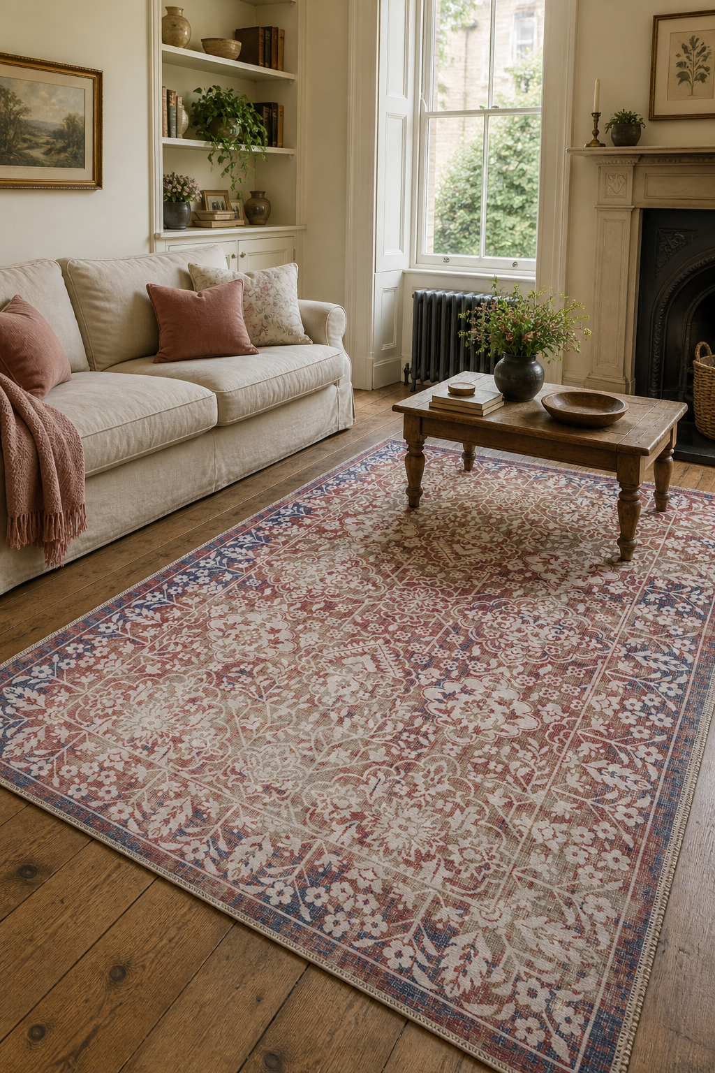 Tapis Abstrait Gris Lavable Cassiopée, vue 4