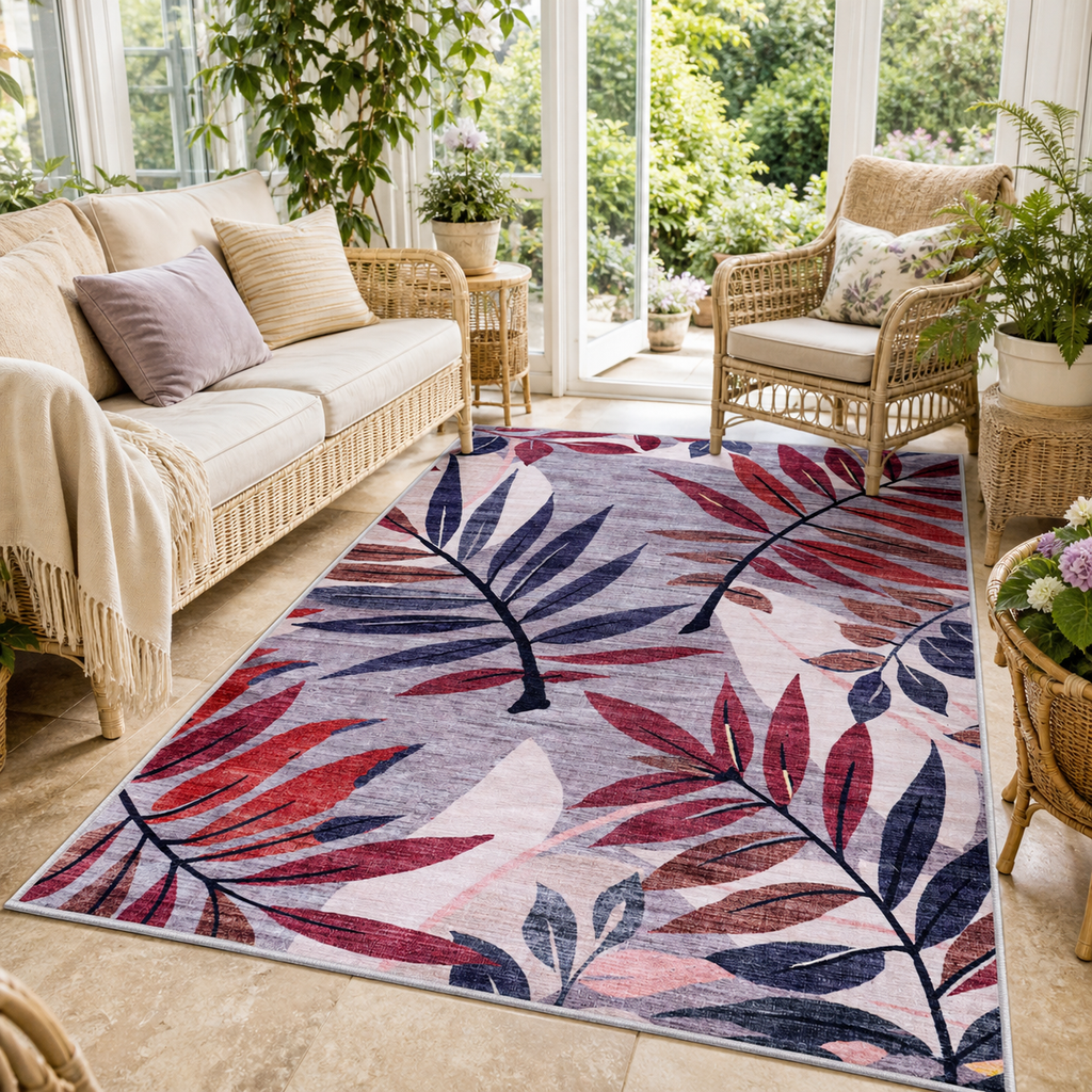 Tapis Classique Crème et Blanc Lavable | Milos