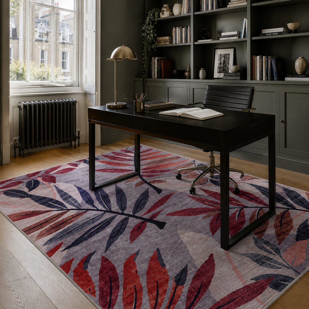 Tapis Classique Crème et Blanc Lavable Milos, vue 11
