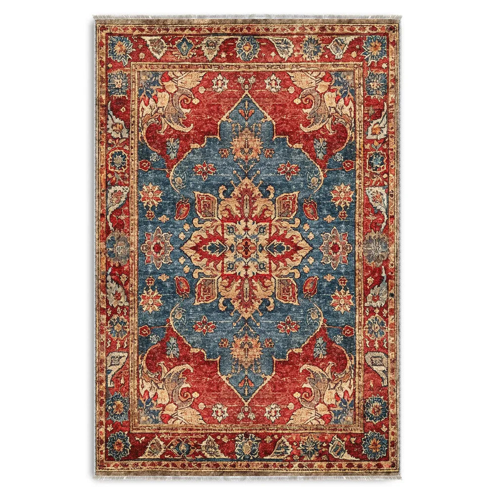 Tapis Classique Bordeaux Lavable Alice, vue 5