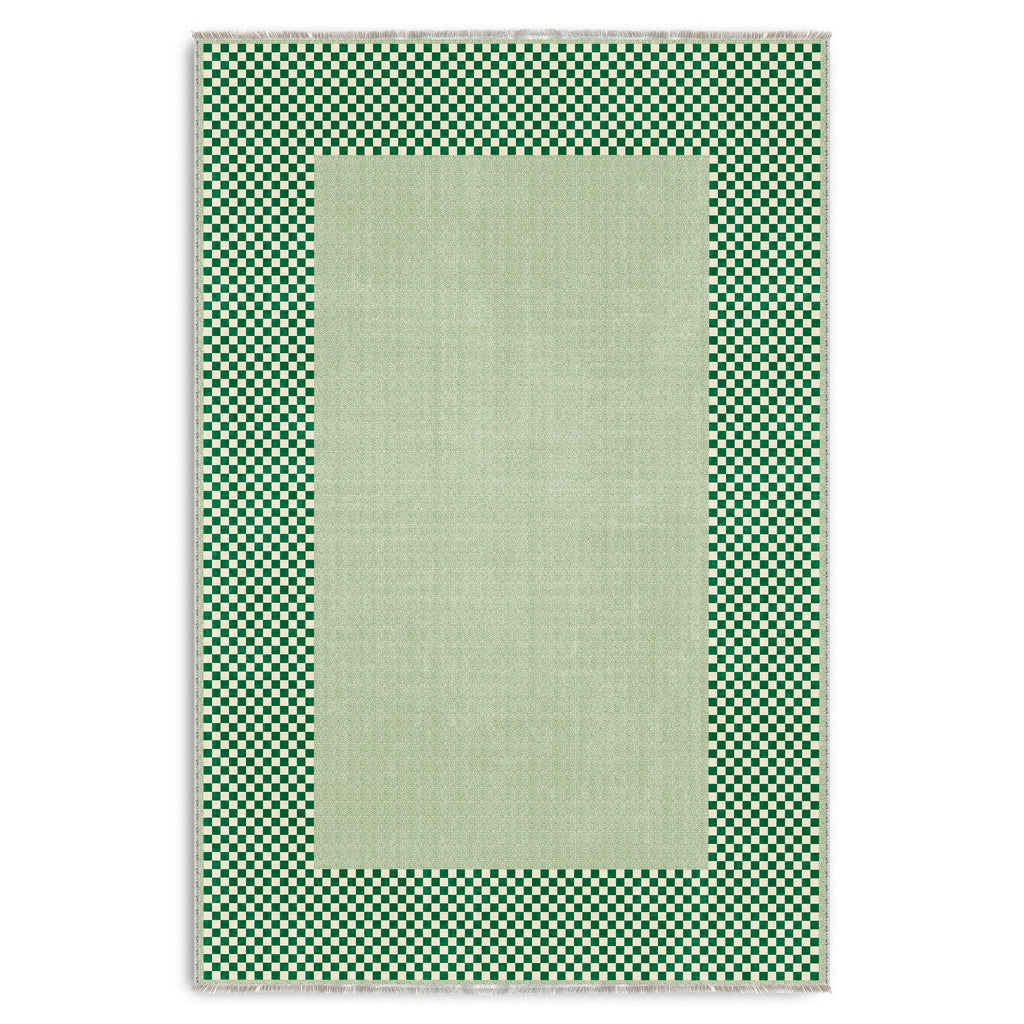 Tapis Géométrique Moderne Crème et Blanc Lavable Elena, vue 10