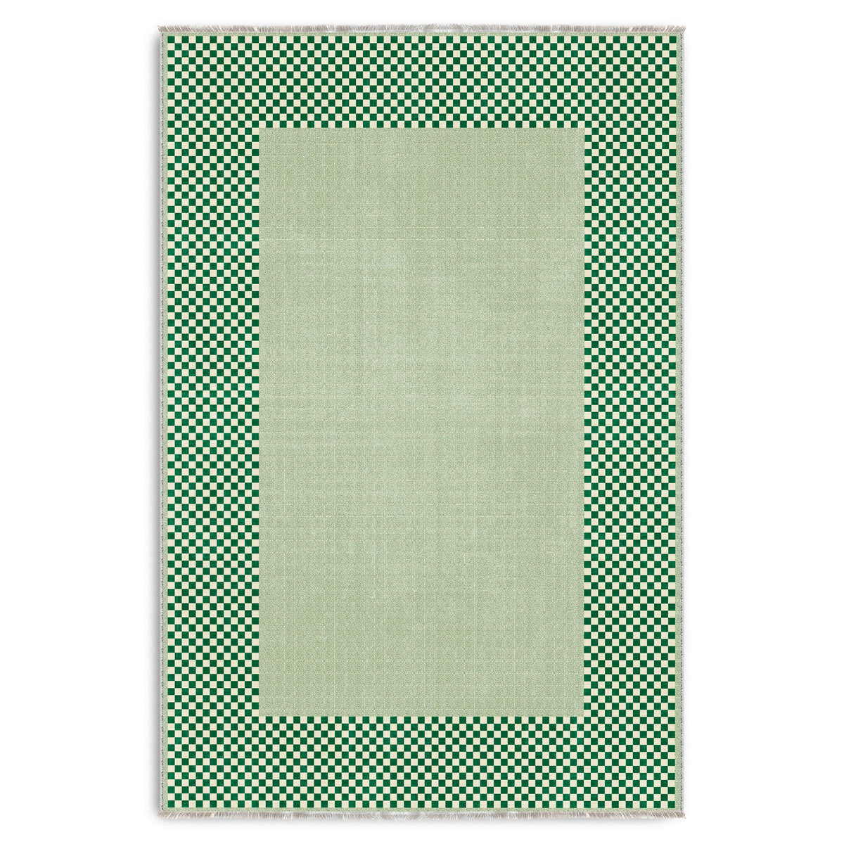 Tapis Géométrique Moderne Crème et Blanc Lavable Elena, vue 10