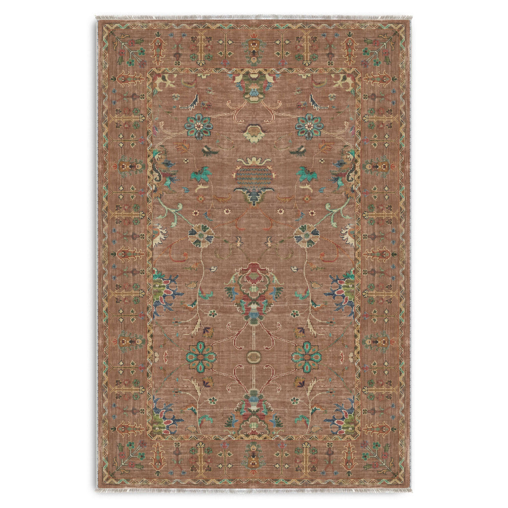 Tapis Classique Bleu Marine Lavable Anouk, vue 10