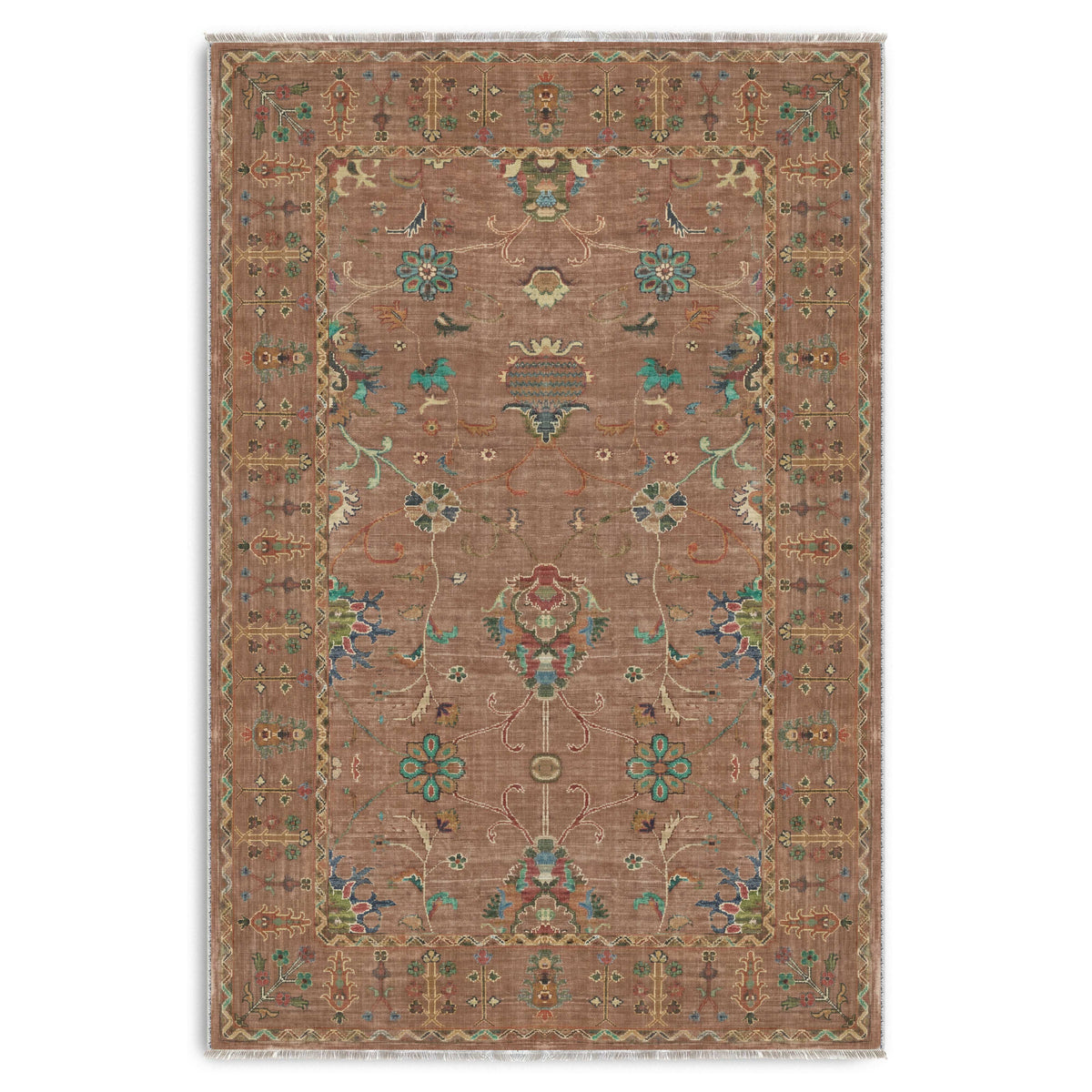 Tapis Classique Bleu Marine Lavable Anouk, vue 10