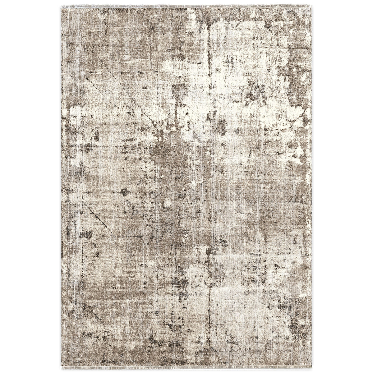 Détail du motif du tapis vintage bleu marine lavable Domitille