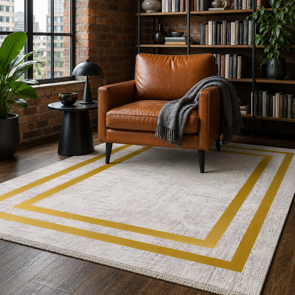 Tapis Classique Gris Lavable Diane, vue 9