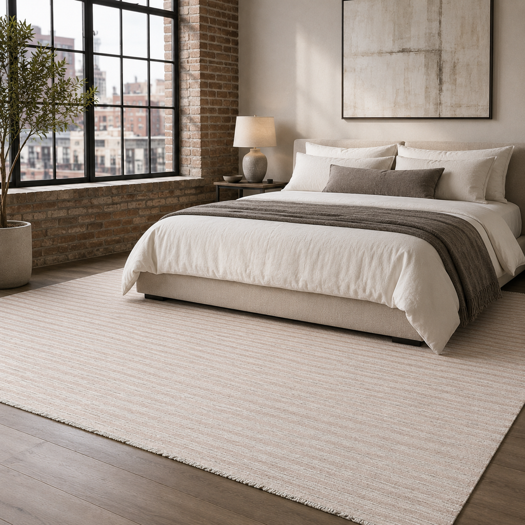 Tapis Moderne Gris Lavable Néroli, vue 5