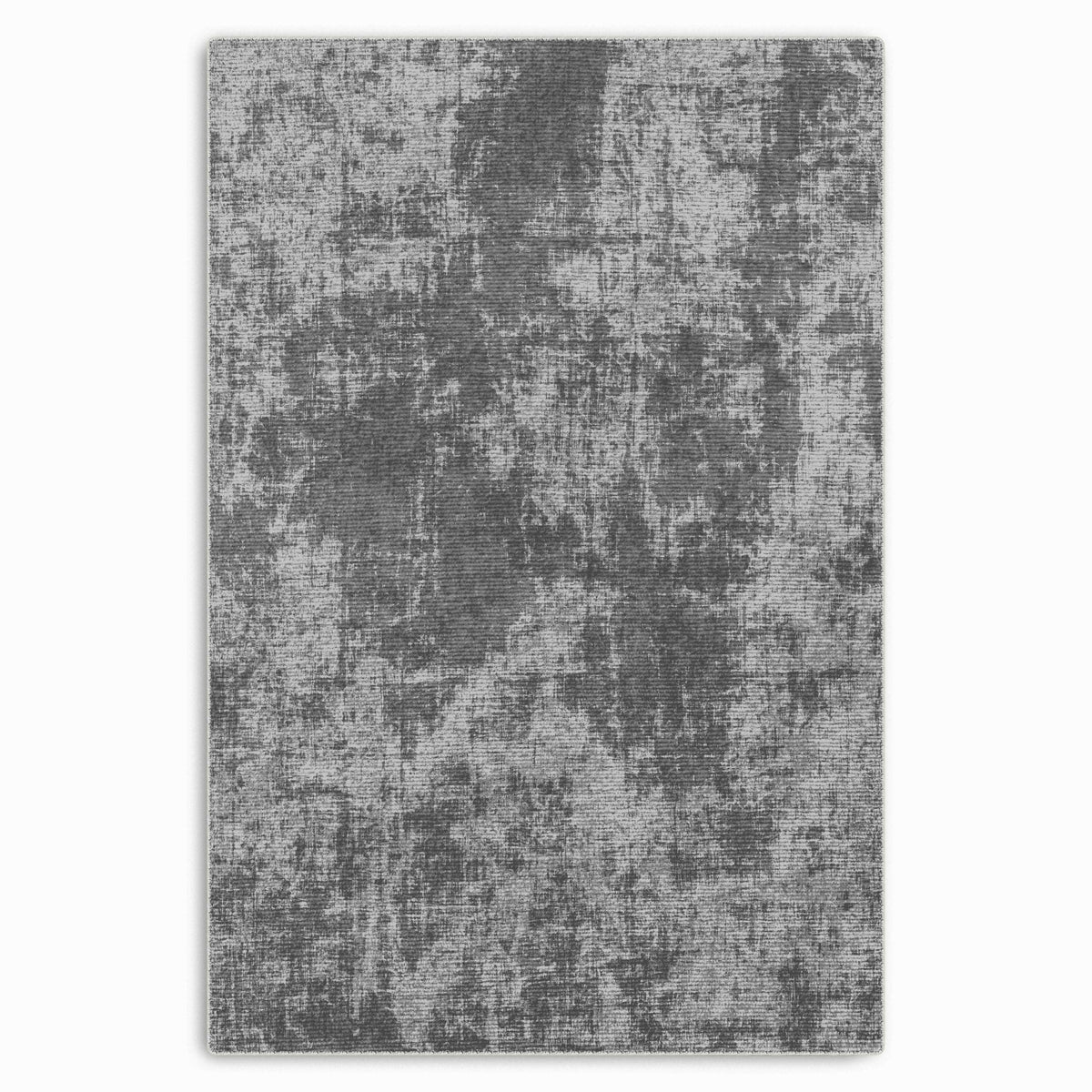 Détail du motif du tapis moderne gris lavable Anouk