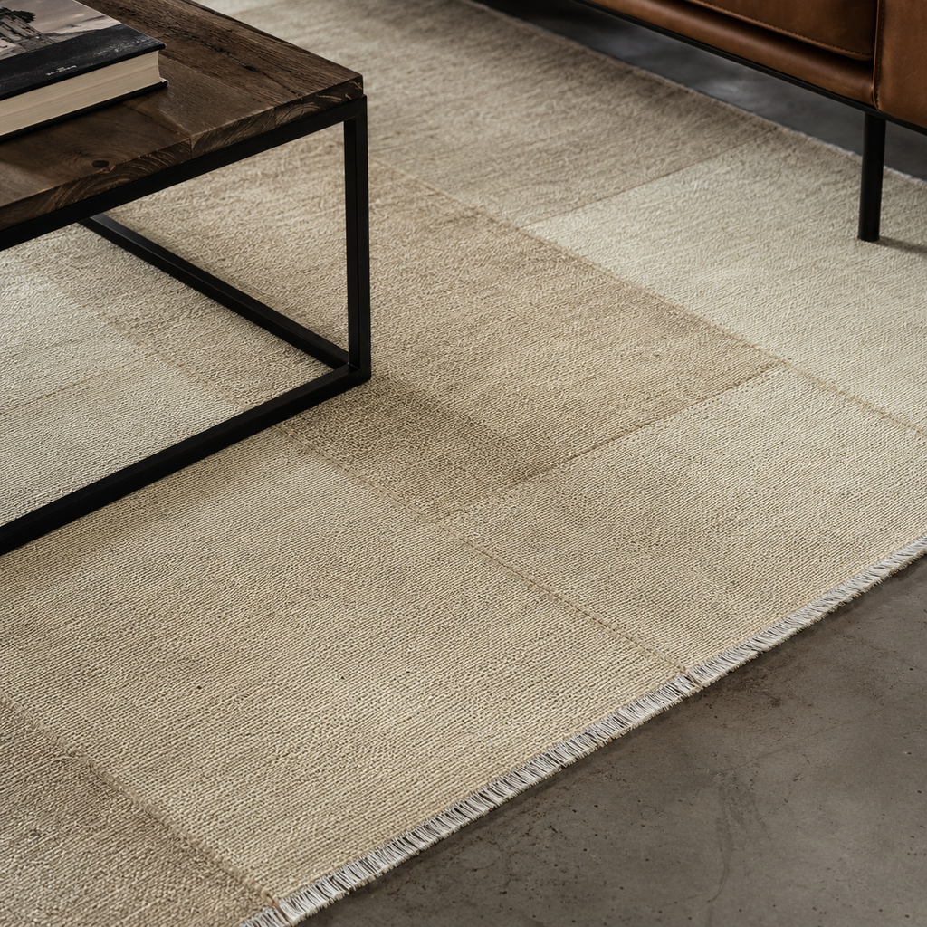 Tapis Ethnique Vintage Crème et Blanc Lavable Elsa, vue 9
