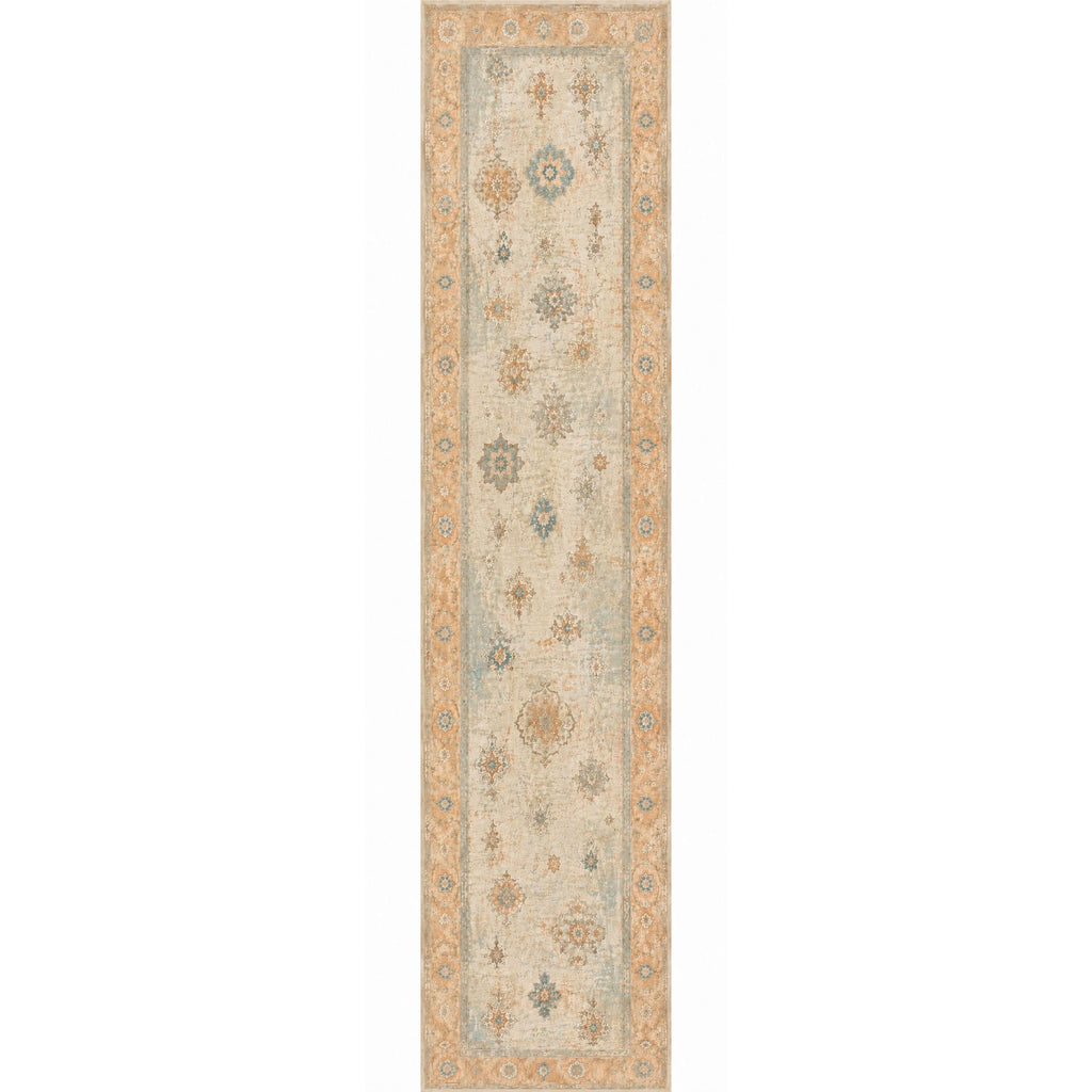 Tapis Classique Vintage Crème et Blanc Lavable Héloïse, vue 10