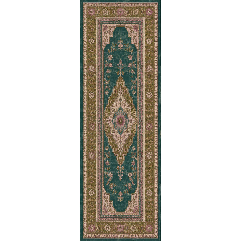 Détail du motif du tapis ethnique Albane