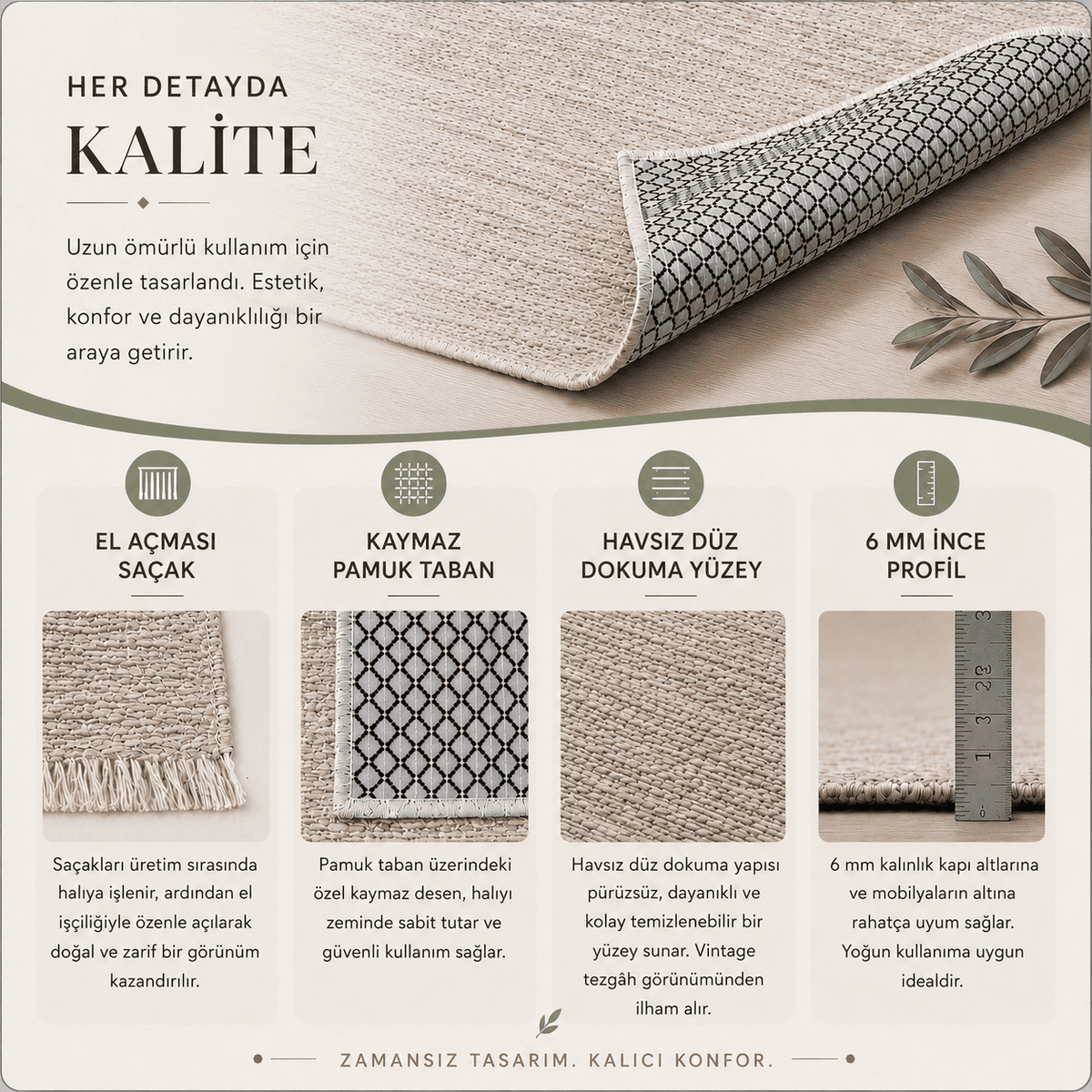 Tapis ethnique classique Albane – vue complémentaire